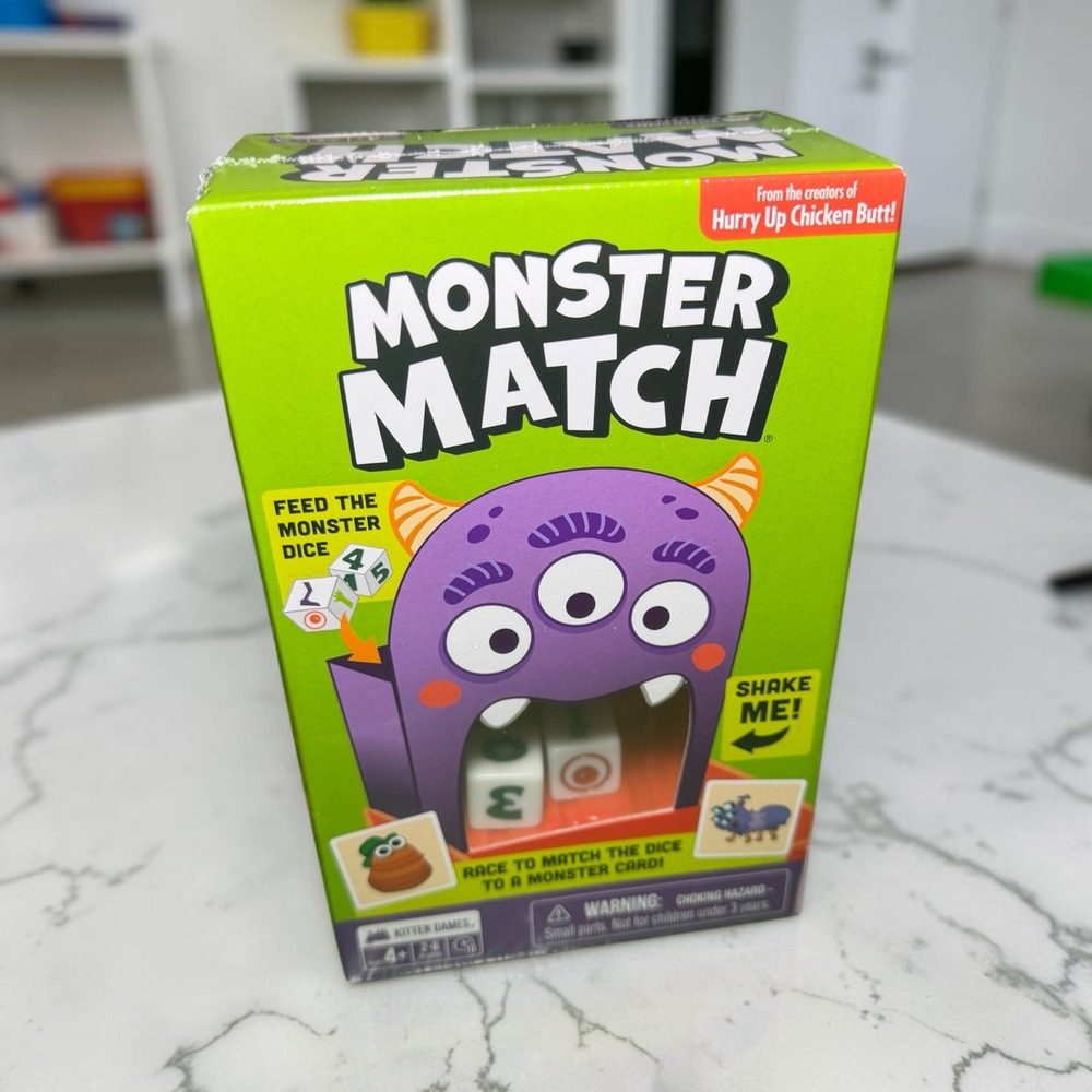 North Star Games Monster Match New Matching Card Dice Game 2-6 Player